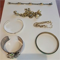 Lot of costume jewelry.