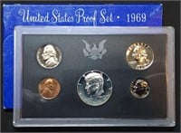 1969 US Mint Proof Set w/ Silver Kennedy