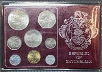 1976 Seychelles BU Coin Mint Set