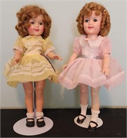 Pair of 17" Vintage Ideal Shirley Temple Dolls