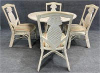 Dropleaf Table w/ 4 Pineapple Chairs