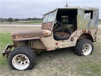 Willys Flat Fender Jeep - 
Not Running