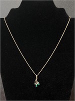 VTG 925 Italy necklace with pendant