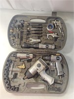 Impact wrench, air chizzle, air rachet, tool set