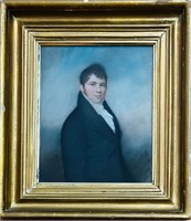 Victorian Pastel Portrait of a Gentleman