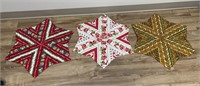 Quilted 6 Point Star Table Toppers