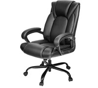 OUTFINE High Back Leather Office Chair 45"