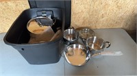New Pots and Pans with Tote