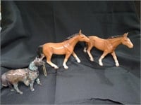 Metal & Ceramic Horses