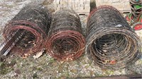 3. Partial rolls of 39 inch woven wire, fencing