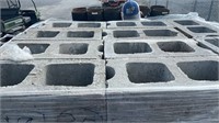 30 concrete blocks
