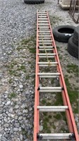 32 foot Werner, fiberglass extension ladder