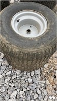 Pair 20-8.00 garden tractor tires