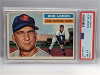 1956 Topps PSA 6 #255 Bob Lemon Indians HOF