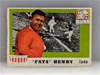 1955 Topps All-American Fats Henry RC #100