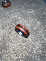 Handcrafted Bakelite Rings/ Wedding Bands Size 7