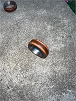 Handcrafted Bakelite Rings/ Wedding Bands Size 9.5