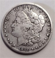 1880 Morgan Silver Dollar "S" Mint - Gorgeous Coin