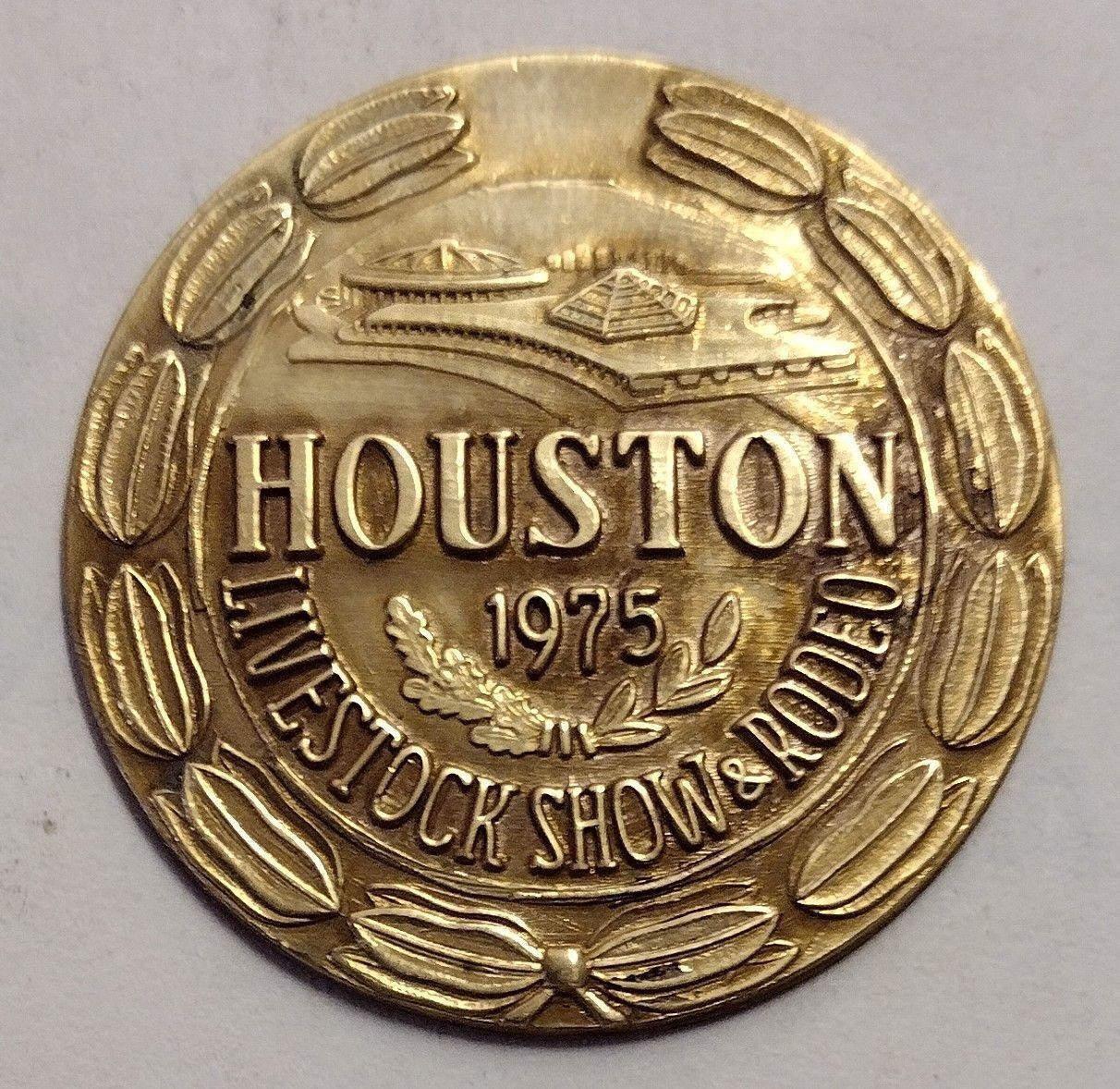 1975 Houston Livestock Show & Rodeo GOLD Medallion
