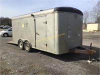 2001 CARGO EXPRESS 16FT TANDEM AXLE ENCLOSED TRAIL