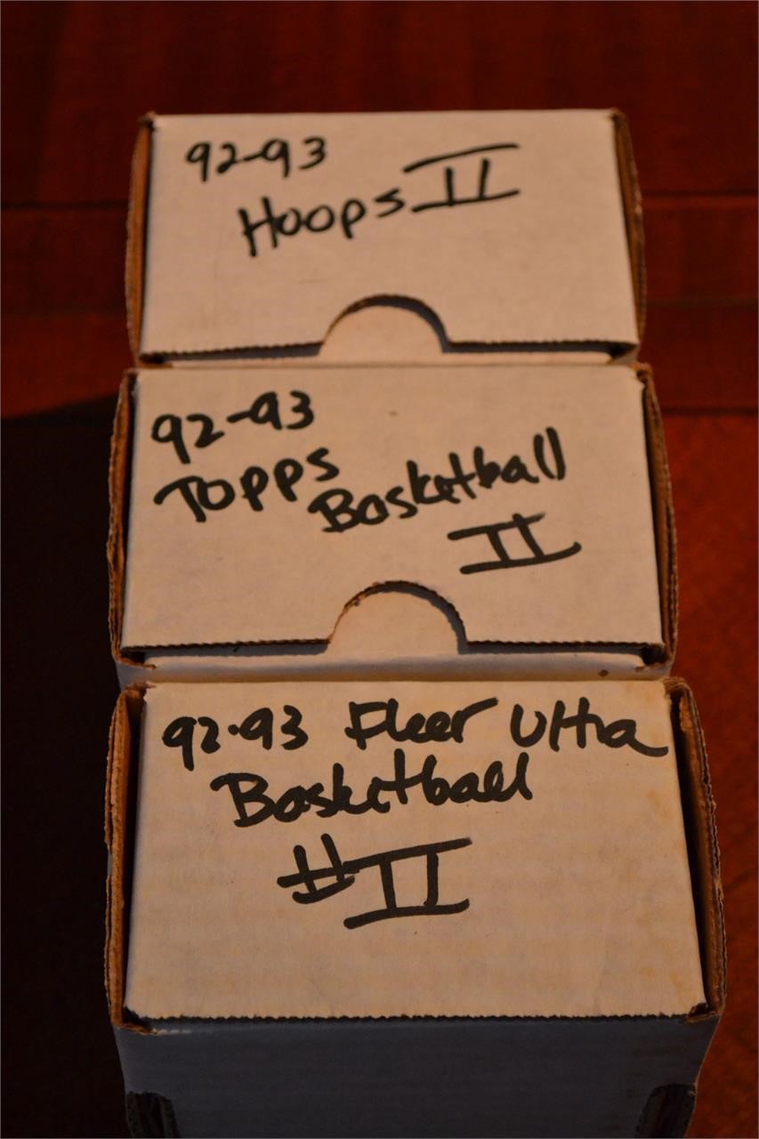 3 Boxes 1992-93 Series 2 Basketball Trading Cards