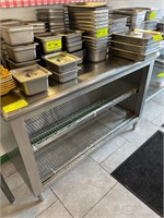 Stainless Steel Table with Shelves