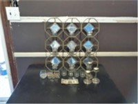 Wall votive candle holder & votive candle holders