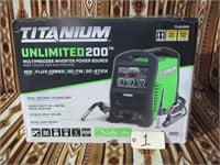 New Titanium Unlimited 200 Multiprocess Welder