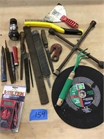 TOOLS, FILES, MULTIMETER, CUT OFF WHEELS, OTHER