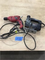 B+D. JIG SAW,  DRILL