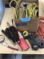 BOX ROPE,  PROPANE TORCH, WIRE BRUSH, OTHER