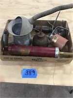 GREASE GUN,  OIL CANS , OTHER