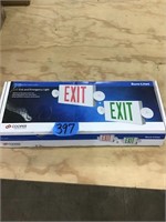 EXIT SIGN.   NIB