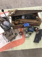 DRILL PRESS, TAPE MEASURES, HOLE SAWS, OTHER