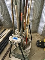 LONG HANDLE TOOLS AND RACK