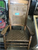 WICKER STYLE ROCKING CHAIR