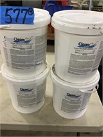 4 CONTAINERS CLEANCIDE WIPES