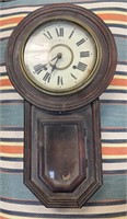 24” Antique Regulator Wall Clock W/ Pendulum