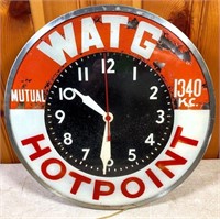 1950s 20" HOTPOINT electric clock