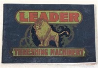 1900 LEADER Threshing mach. sales book - Marion OH