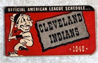 1948 Cleveland Indians Official league schedule