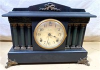 antique Ingraham mantle clock- good cond.