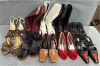 11 - LOT OF WOMEN'S SHOES & BOOTS SIZES 8/9 (W128)