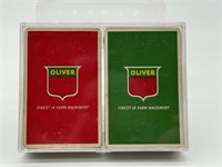 2 Decks of Oliver Playing Cards, Both Complete 54