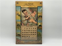 Oliver 1940 Calendar w/ Tractor Graphics