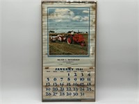 JI Case 1941 Calendar Milton C Richardson W. Brook