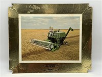 Oliver Self Framed Picture of a 431 Combine