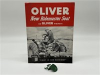 Oliver Ride Master Seat Brochure & Miniature Seat