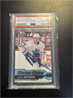 Auston Matthews TO Maple Leafs Young Guns PSA 10
