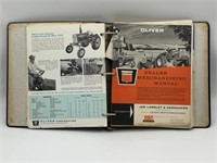 Oliver Dealer Binder W/ Advertising and More